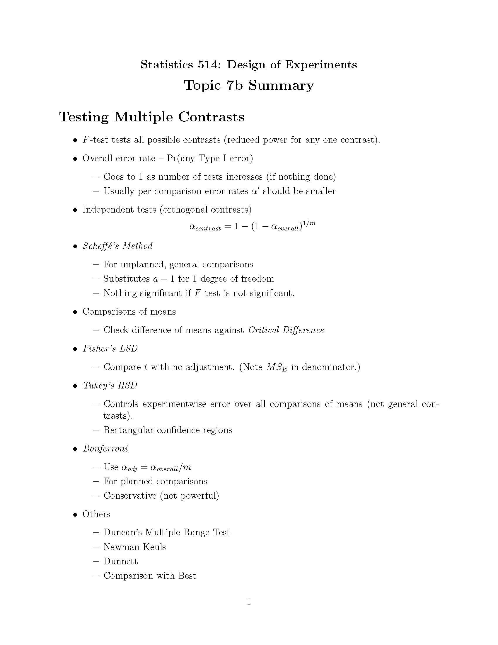Design Of Experiments