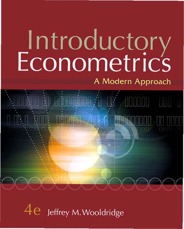 INTRO TO ECONOMETRIC