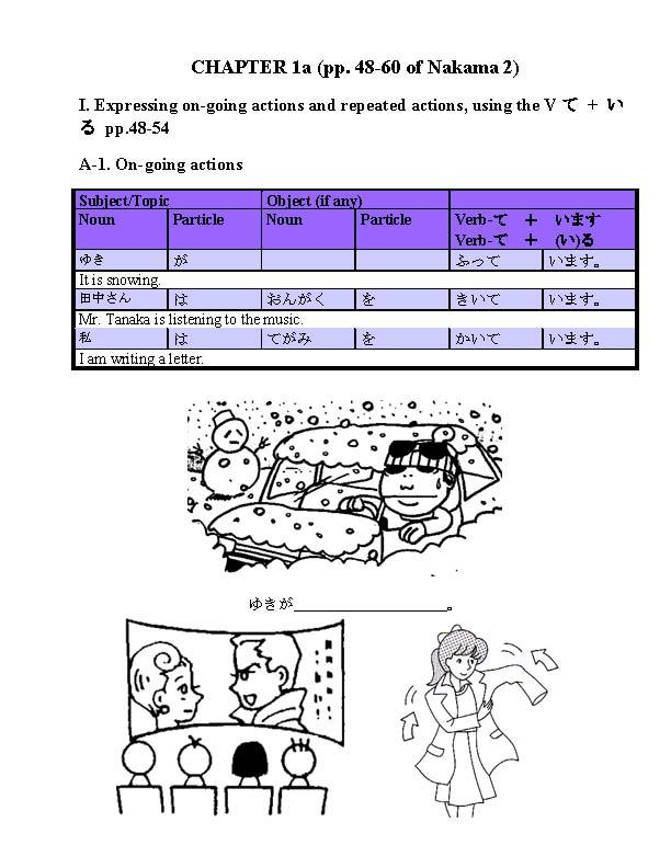 Intermediate Japanese I