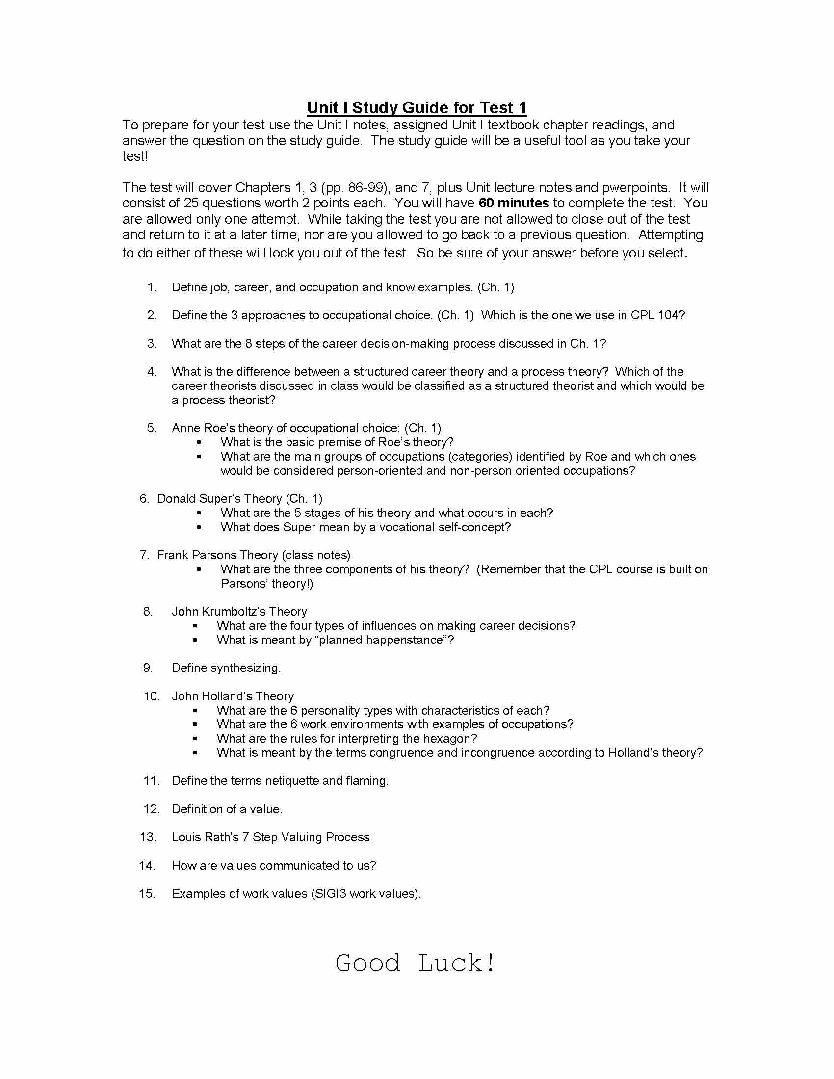 CAREER PLANNING