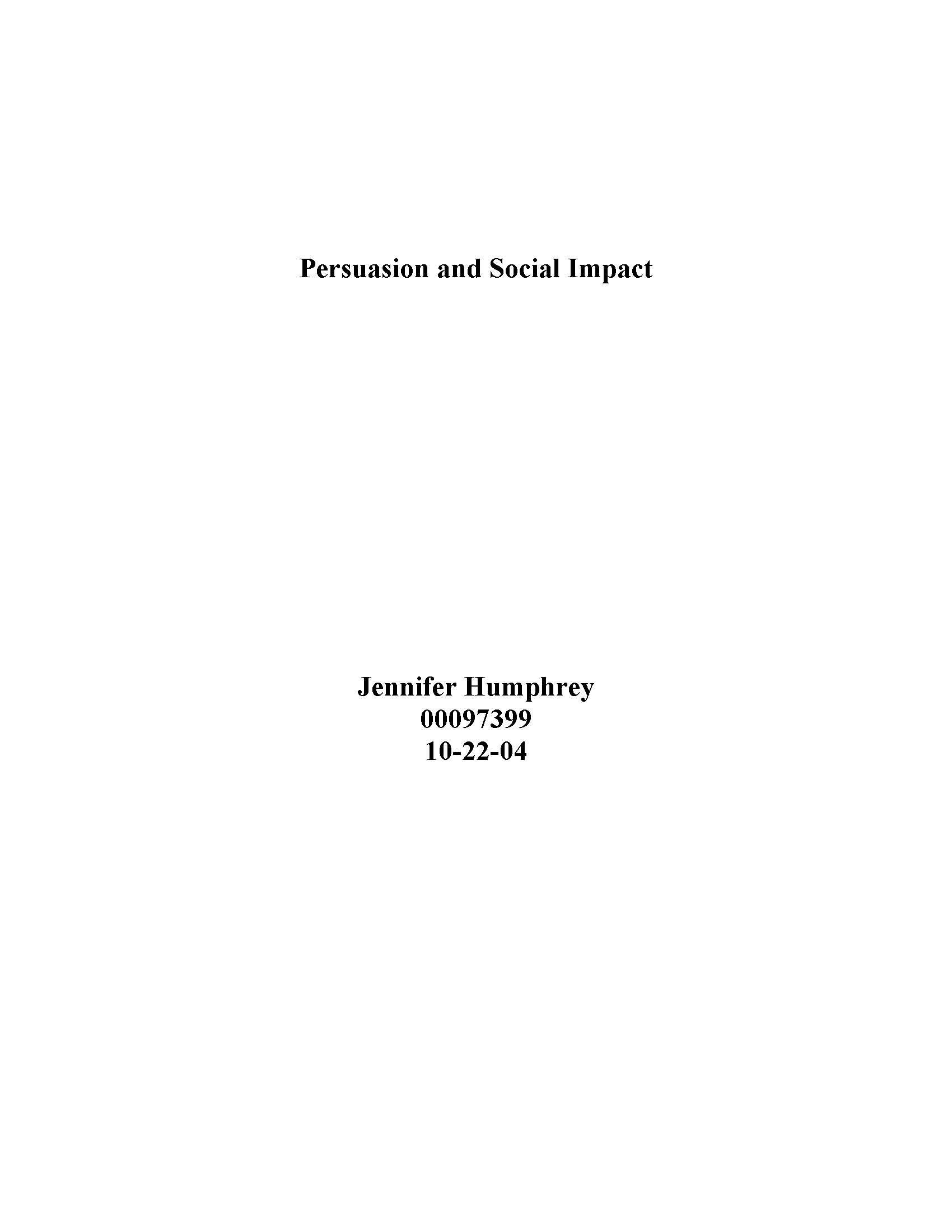 Principles of Social Psychology