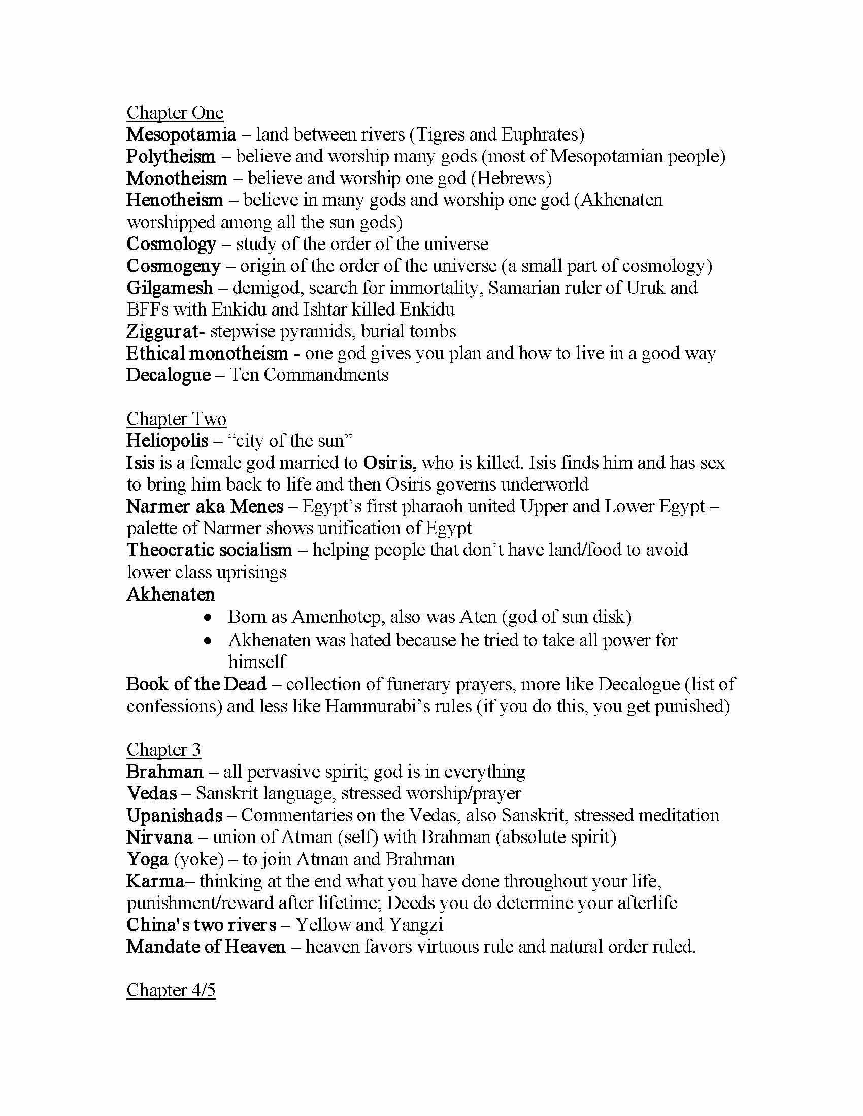 Humanistic Tradition I