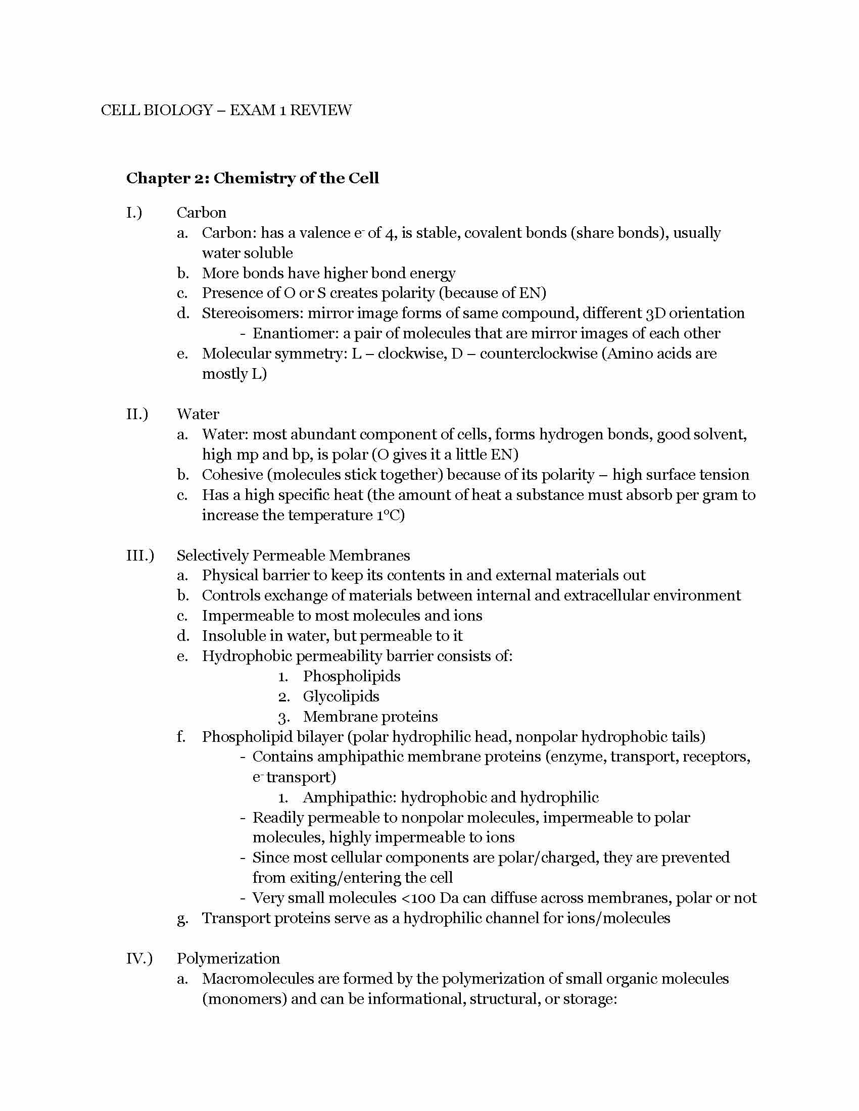 CELL BIOLOGY