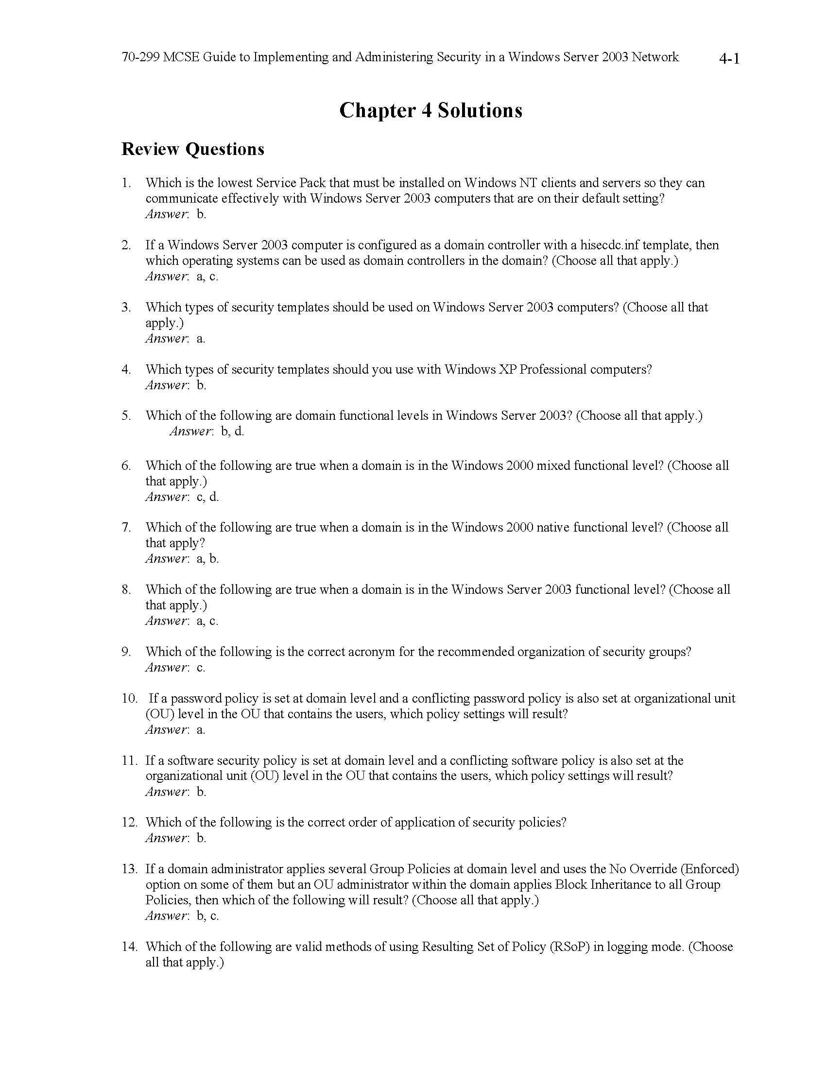 Study Guide