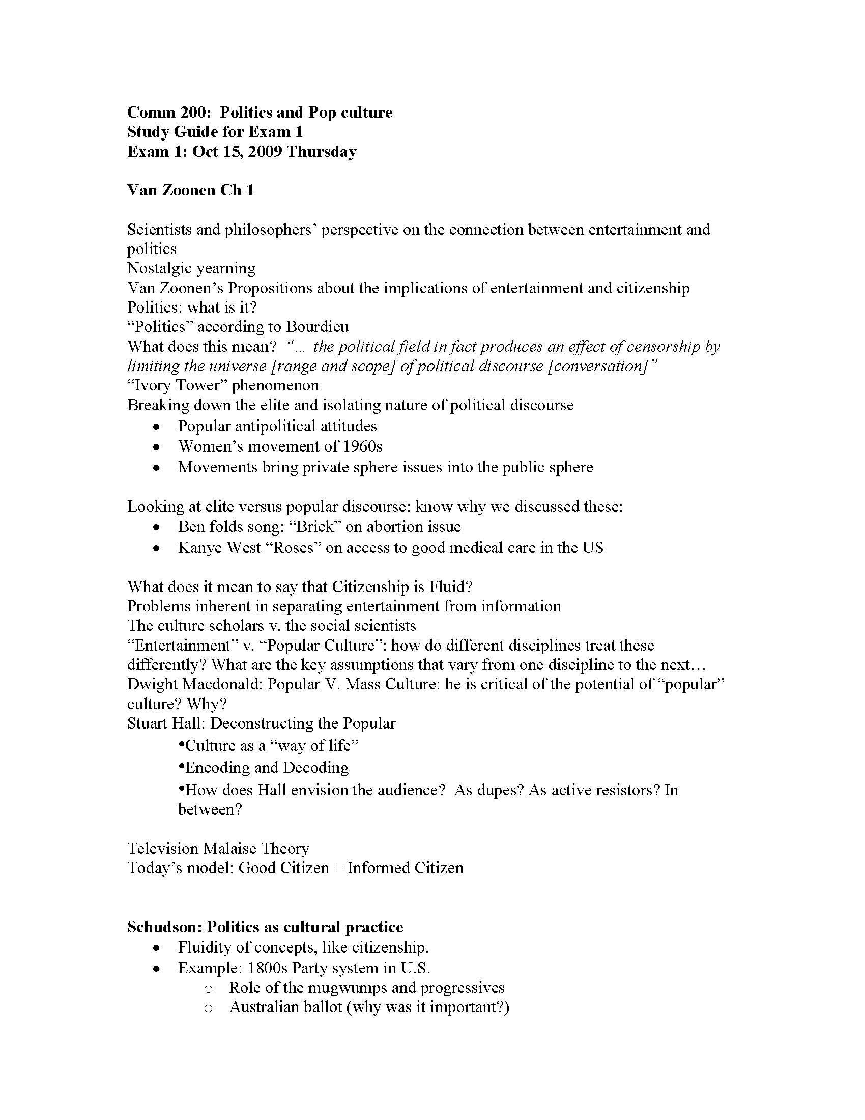 HumanCommunicationSystemsPOLITICSANDPOPULARCULTURE