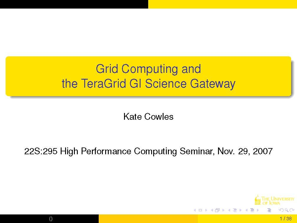 Seminar Applied Statistics