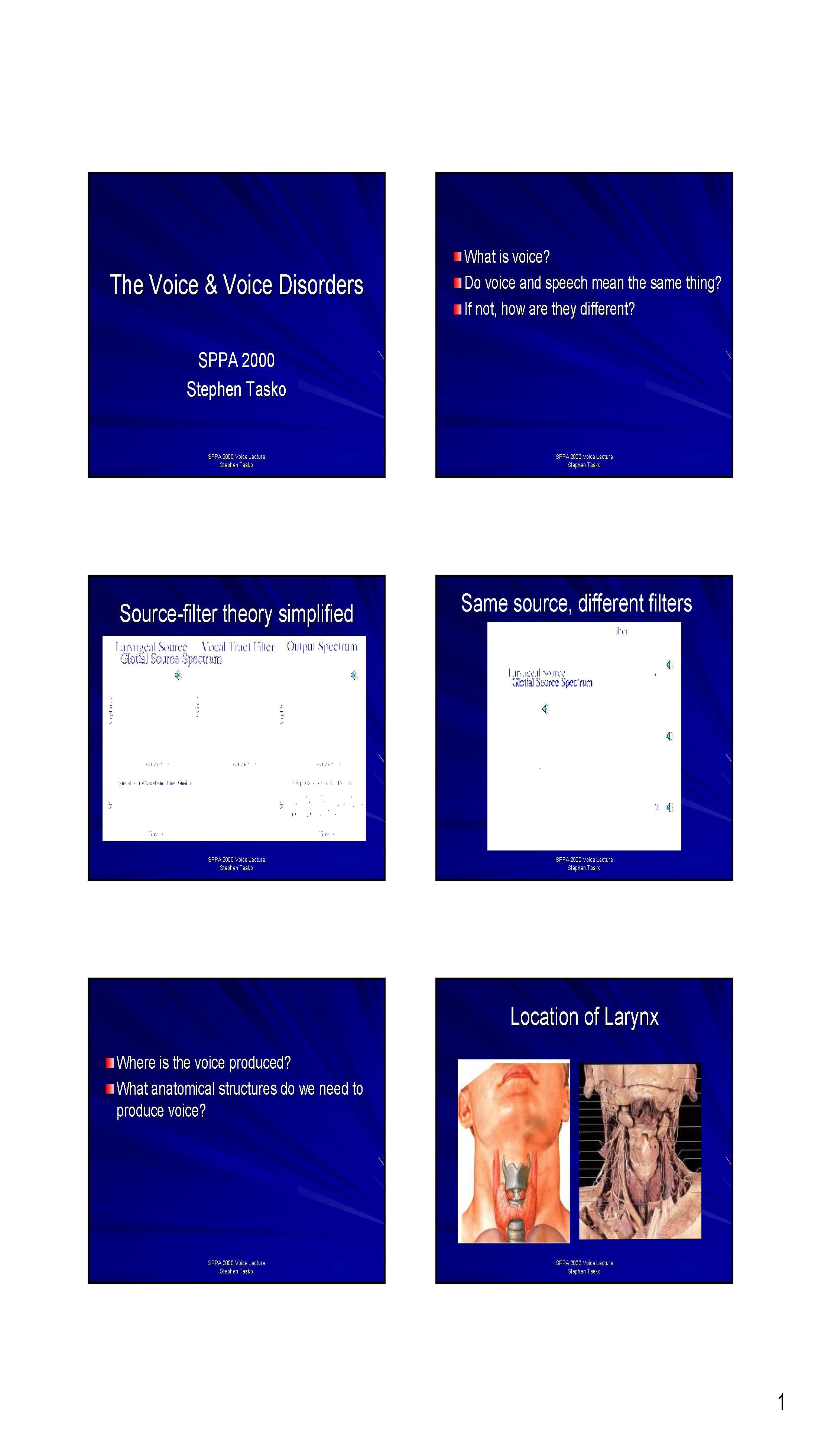 Comm Disorders & Sciences