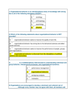 MGT 307 Final Exam SET--7