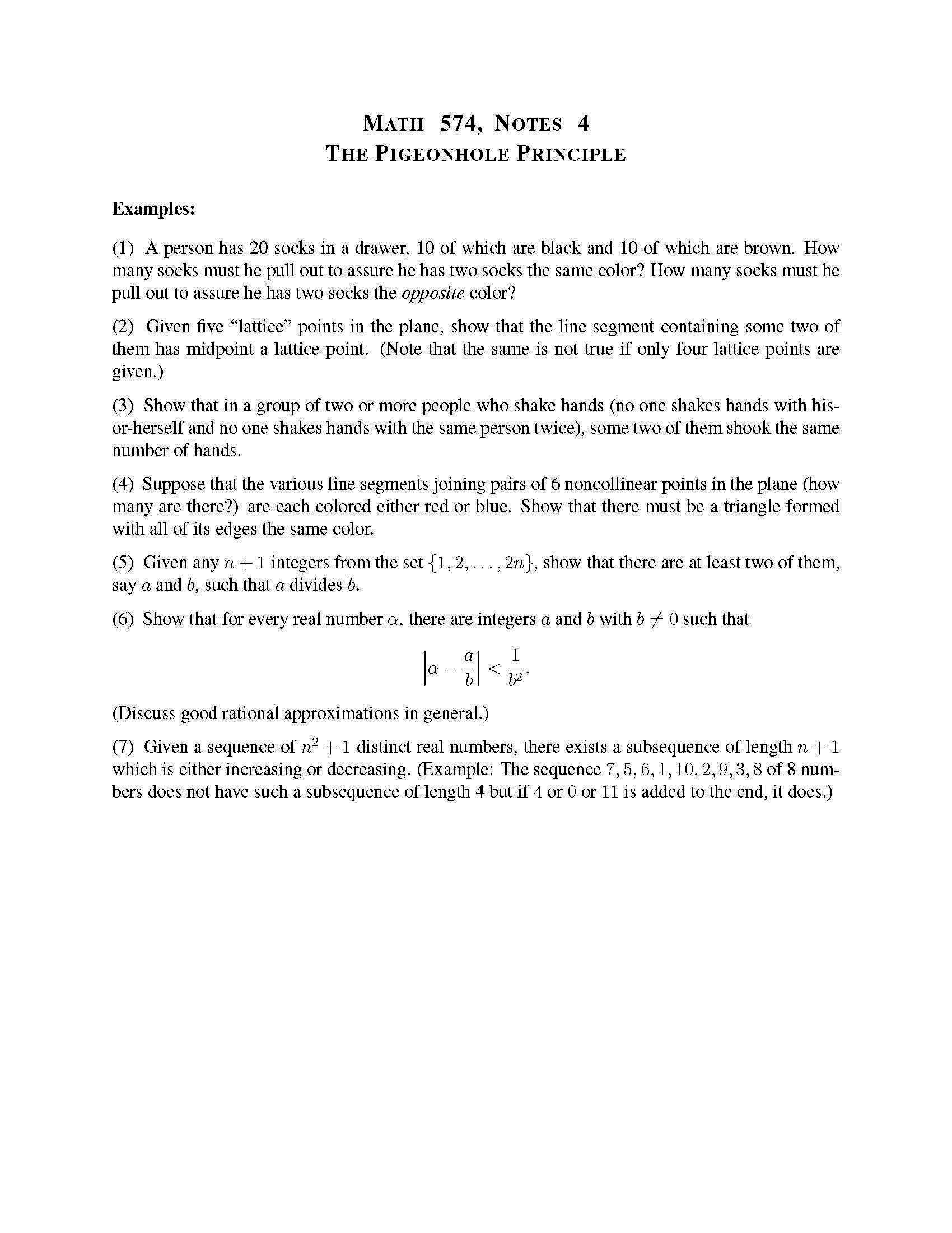 DISCRETE MATH I