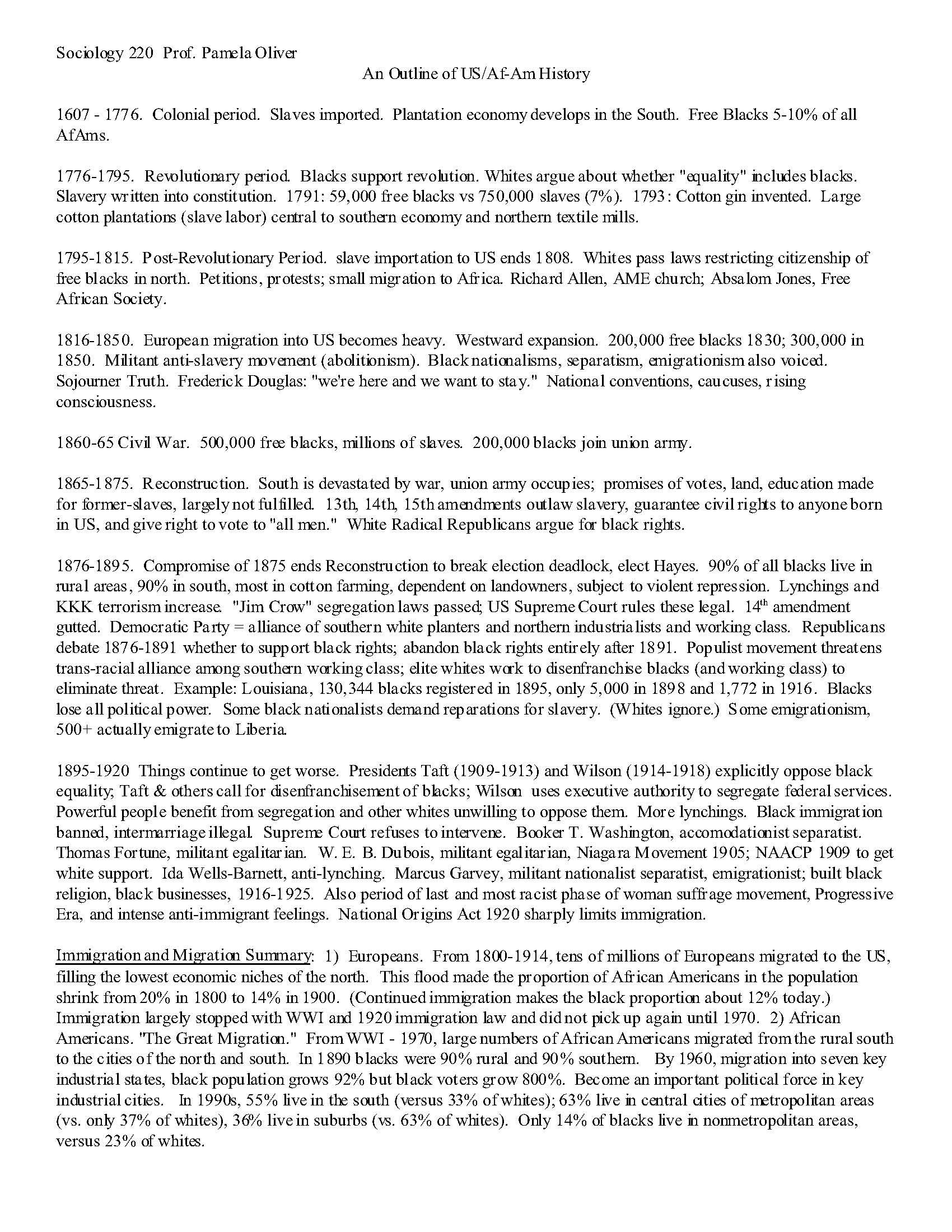 Ethnic Movements in the United States