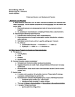 1305- General Biology, week 4