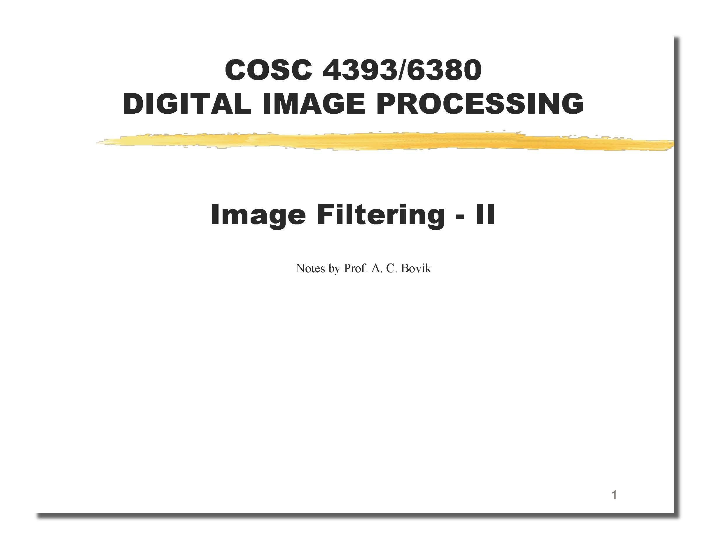 Digital Image Processing