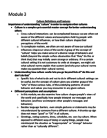 Module 3 Notes