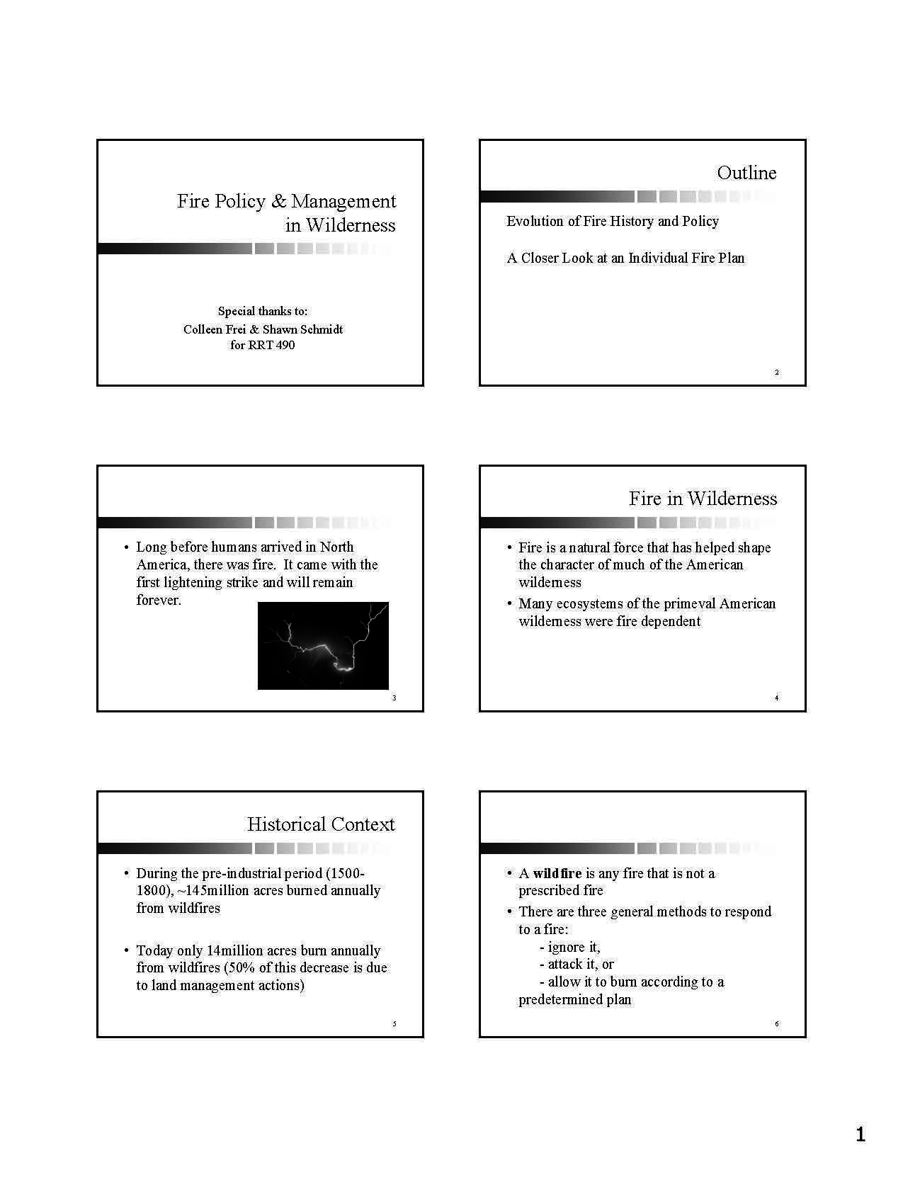 Monitoring Impacts in Protected Areas and Wilderness