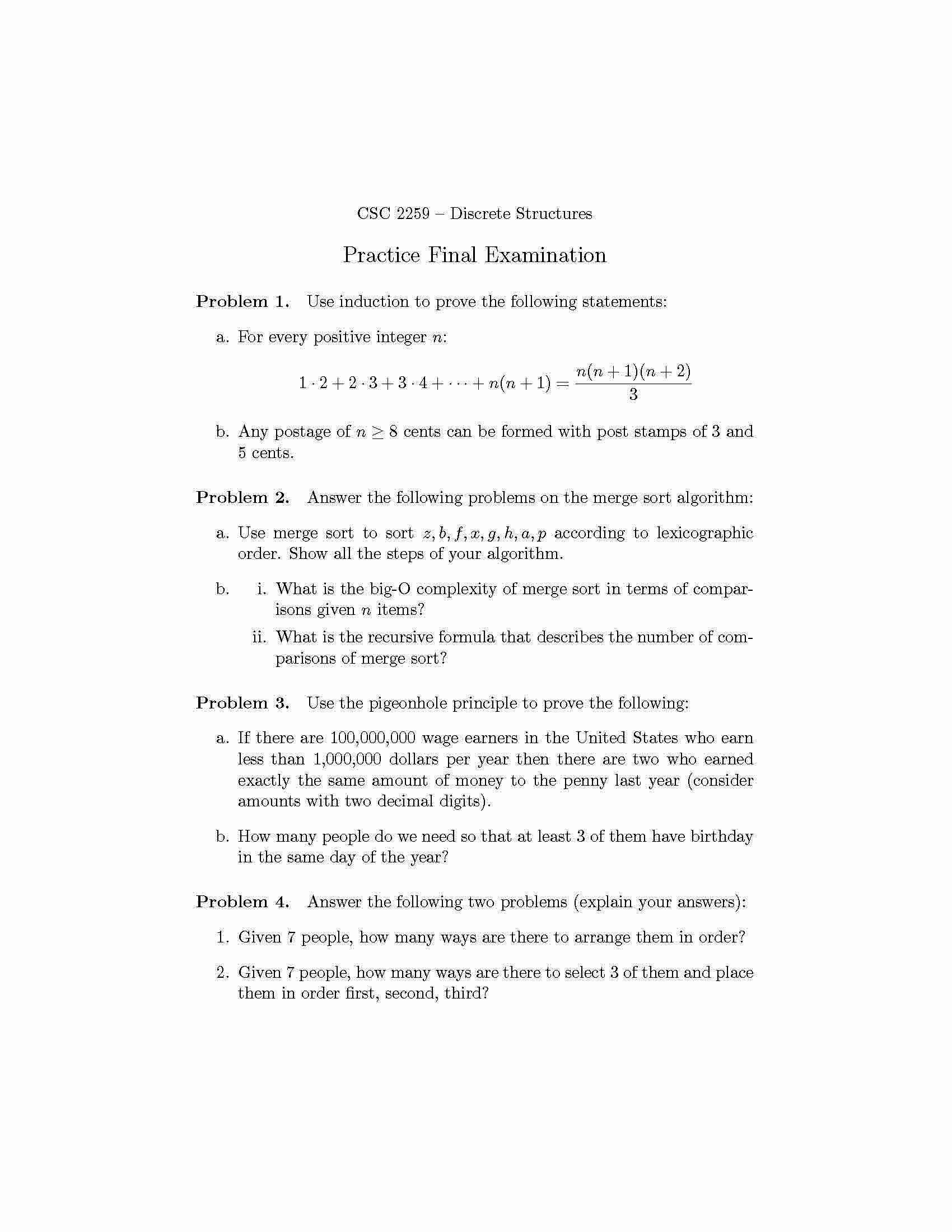 DISCRETE STRUCTURES