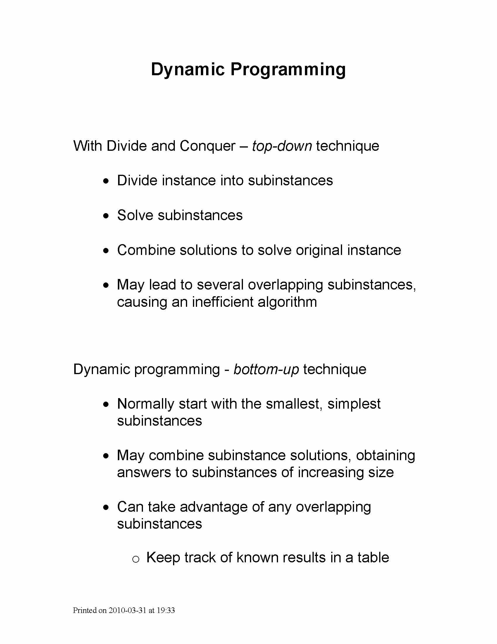 DSGN & ANALYSIS OF ALGORITHMS