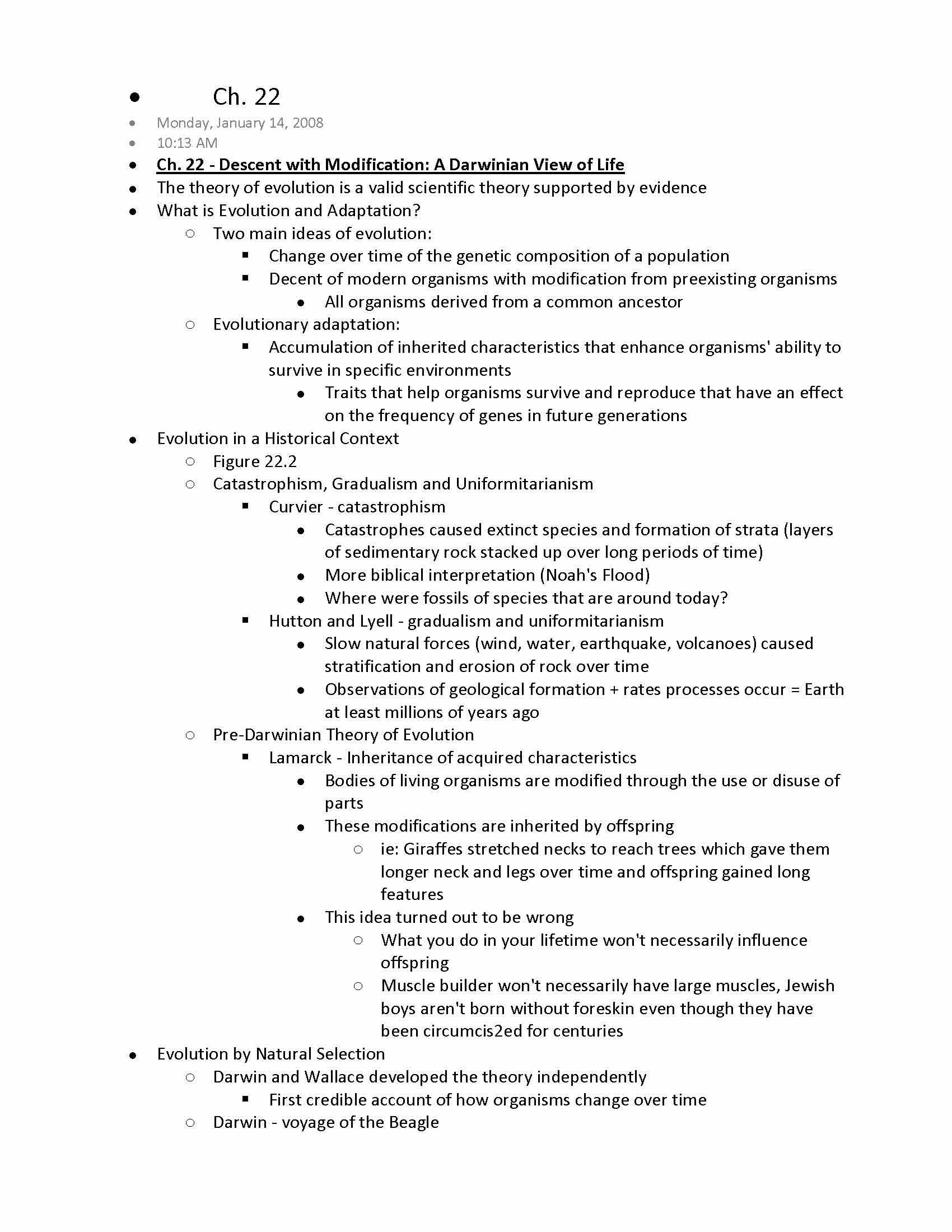 BIOL FOR SCI MAJ II