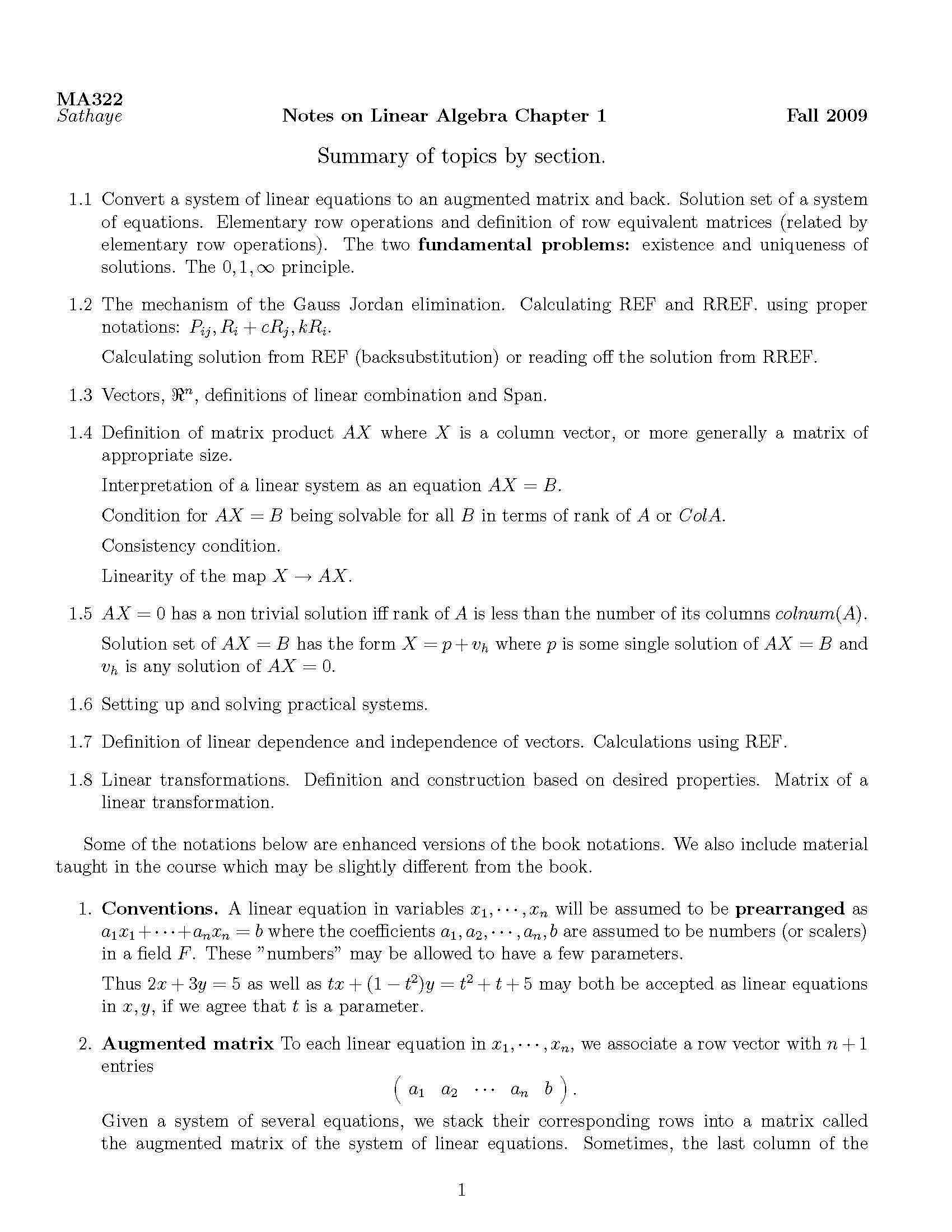 MATRIX ALGEBRA & APPLS