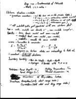 Materials Study guide for exam 1