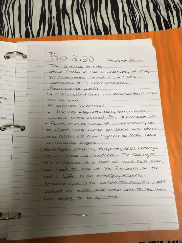 Bio 2120 General Biology Notes