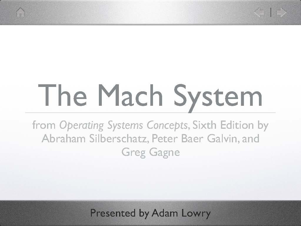 CONCEPT OPER SYSTEMS