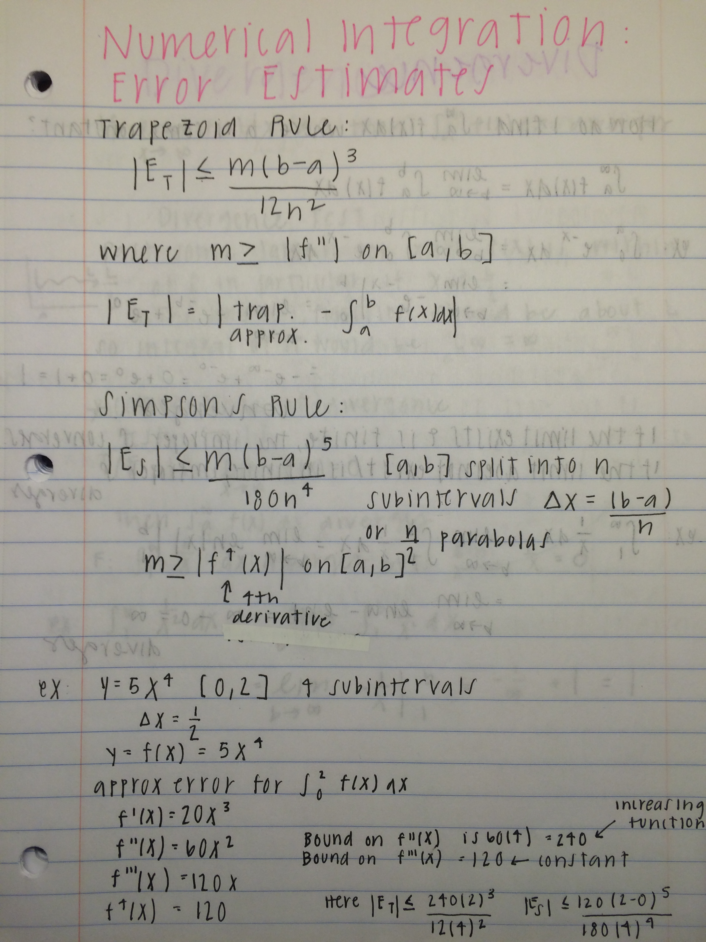 Numerical Integration