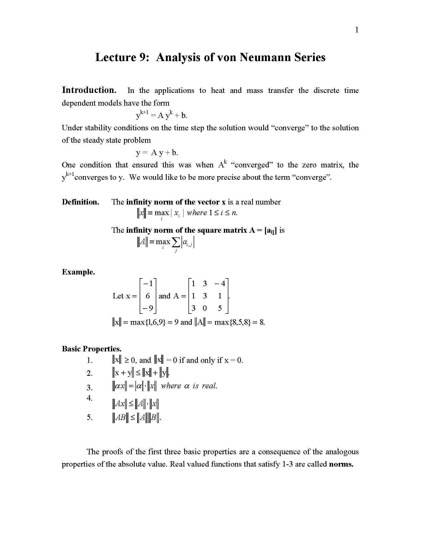 Introduction to Applied Mathematics