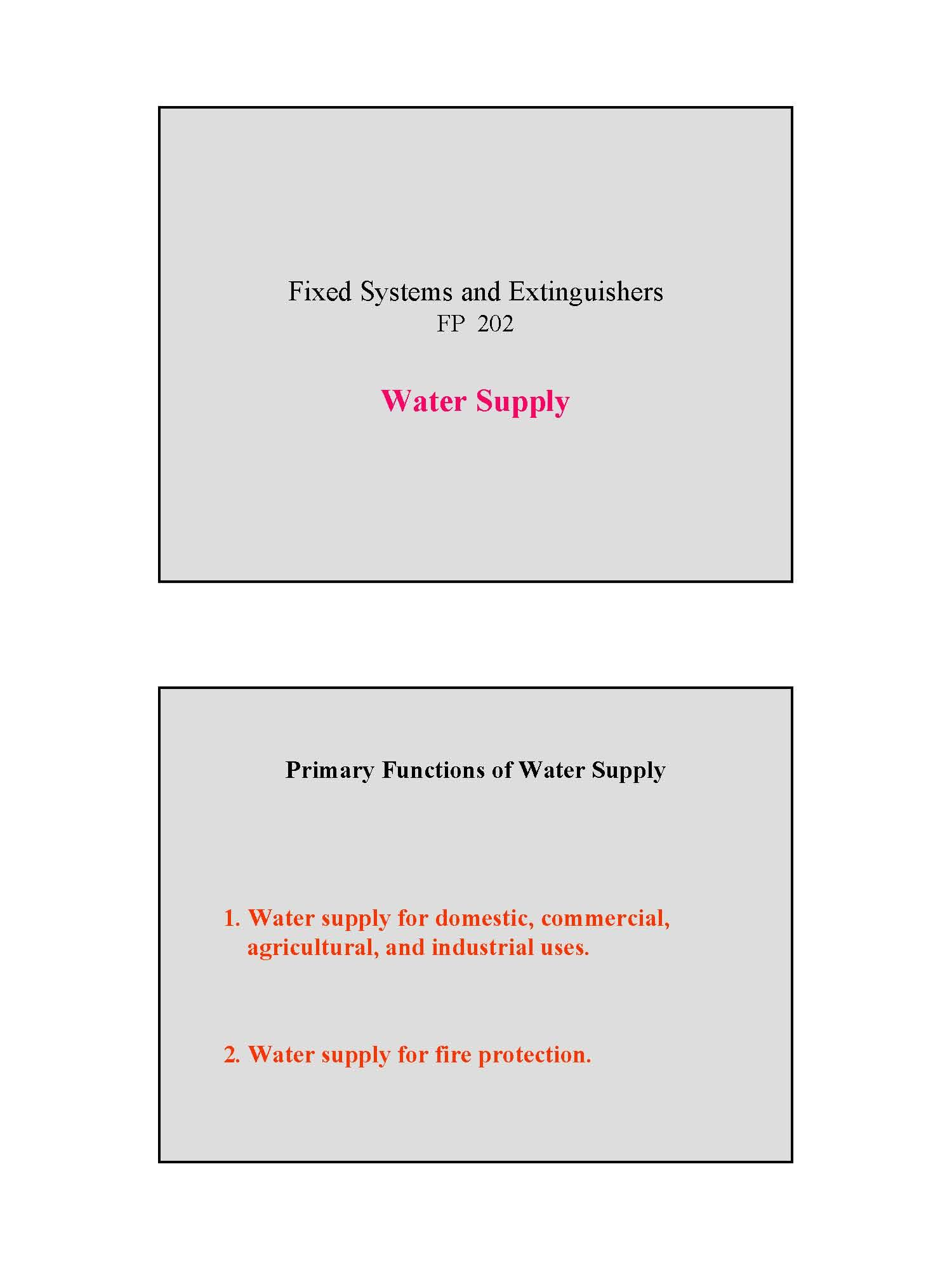 Fixed Systems & Extinguishers