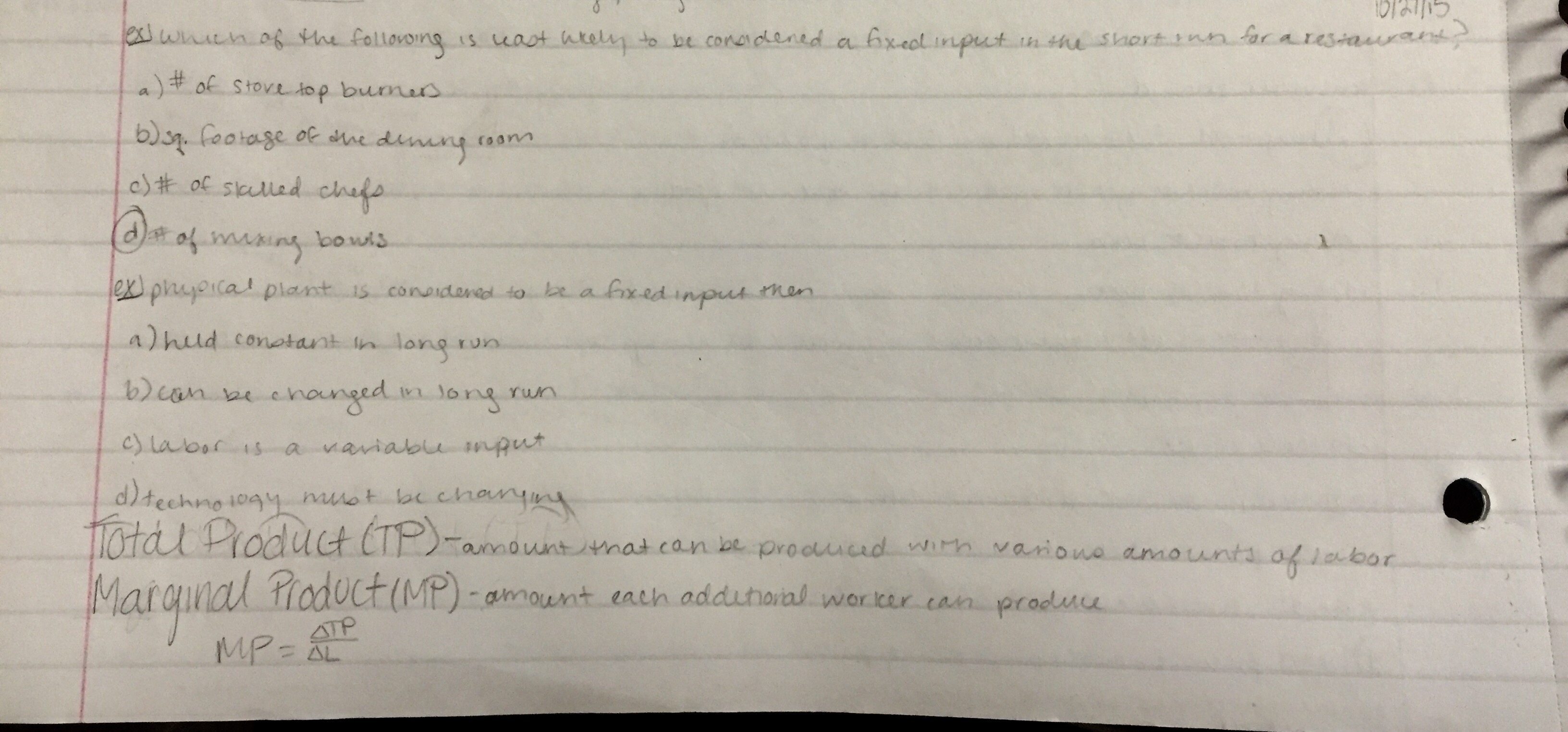 Week 10 Lecture Notes- Microeconomics 