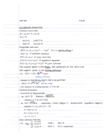 MAT 284: Week 2 Notes (2.2, 2.3, 2.5)