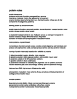 kevin bondar-mallery protein notes-BIL 255