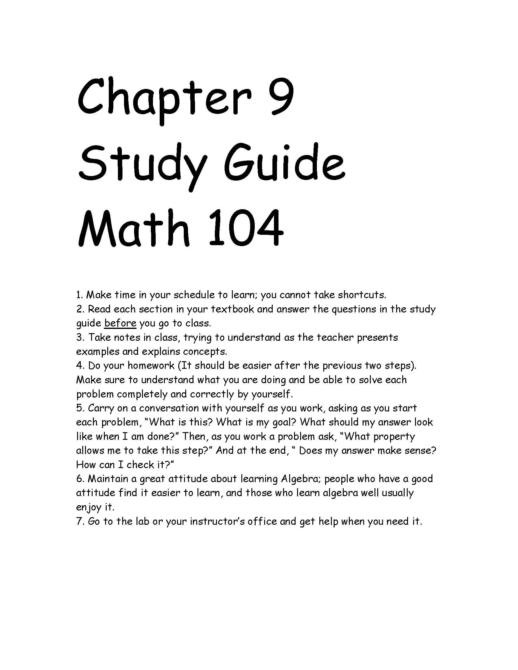 INTERMEDIATE ALGEBRA