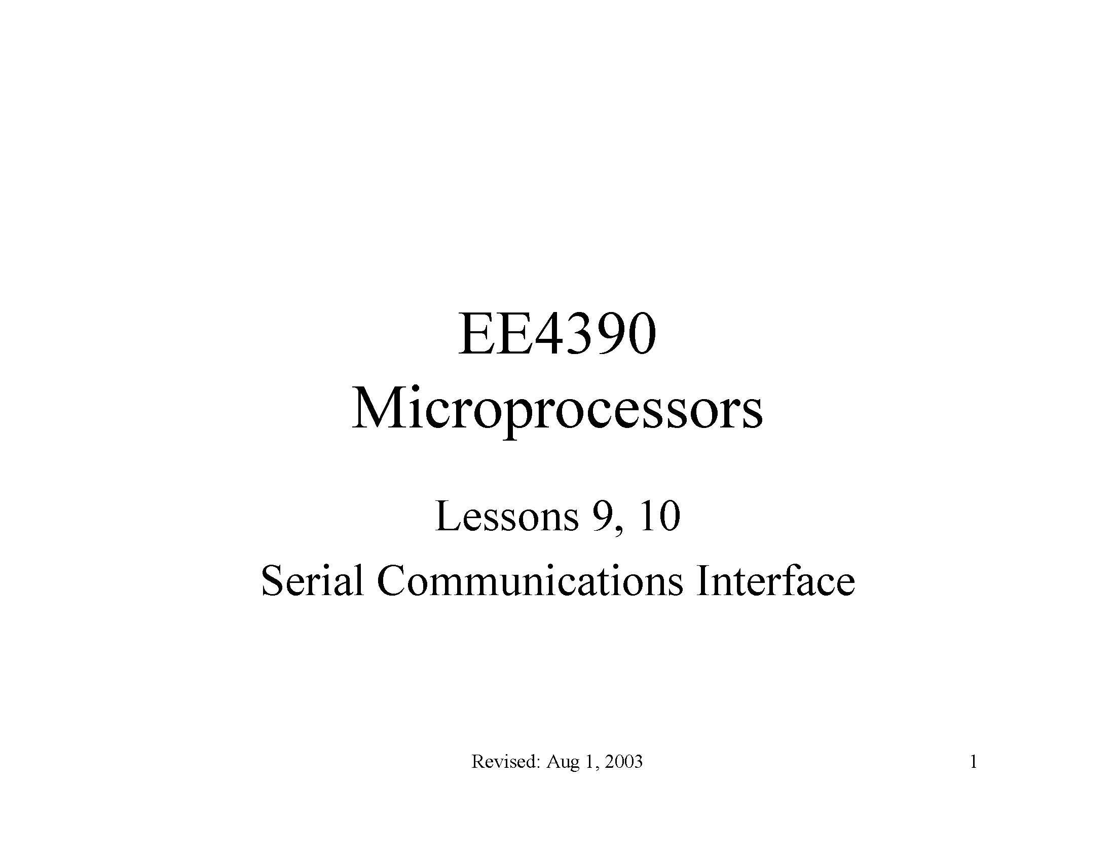 Microprocessors