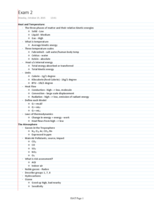 Exam 2 Study Guide