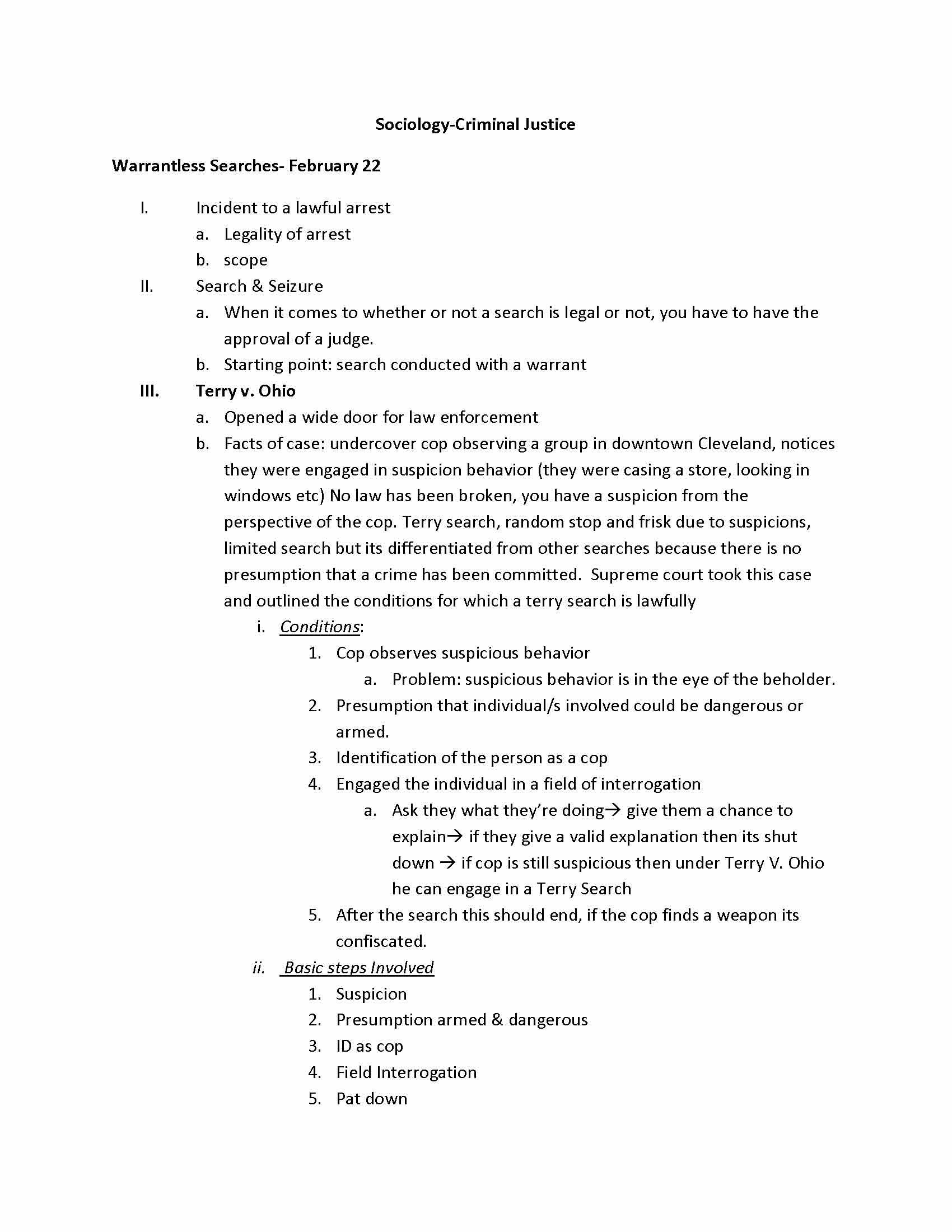 SOCIOLOGY OF CRIMINAL JUSTICE