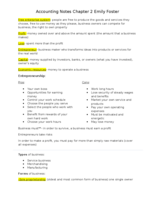 Accounting Notes Chapter 2