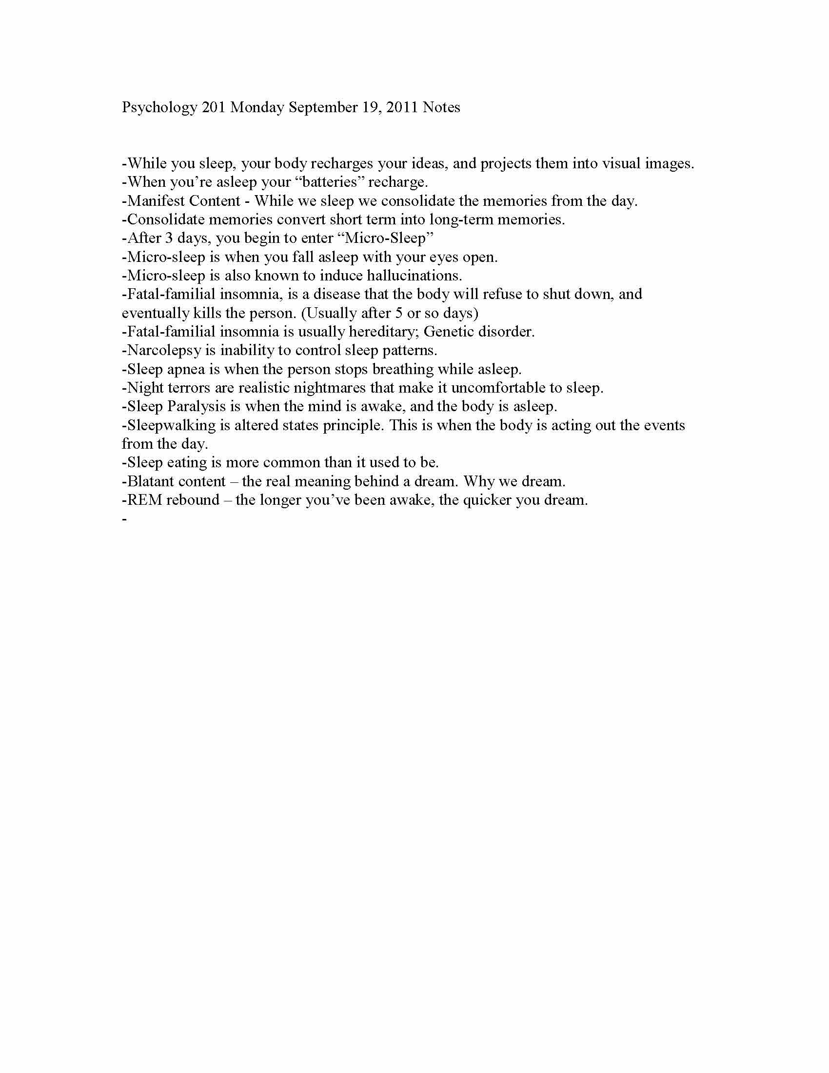 General Psychology (CT)