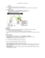 Biology Chapters 2-4 Study Guide