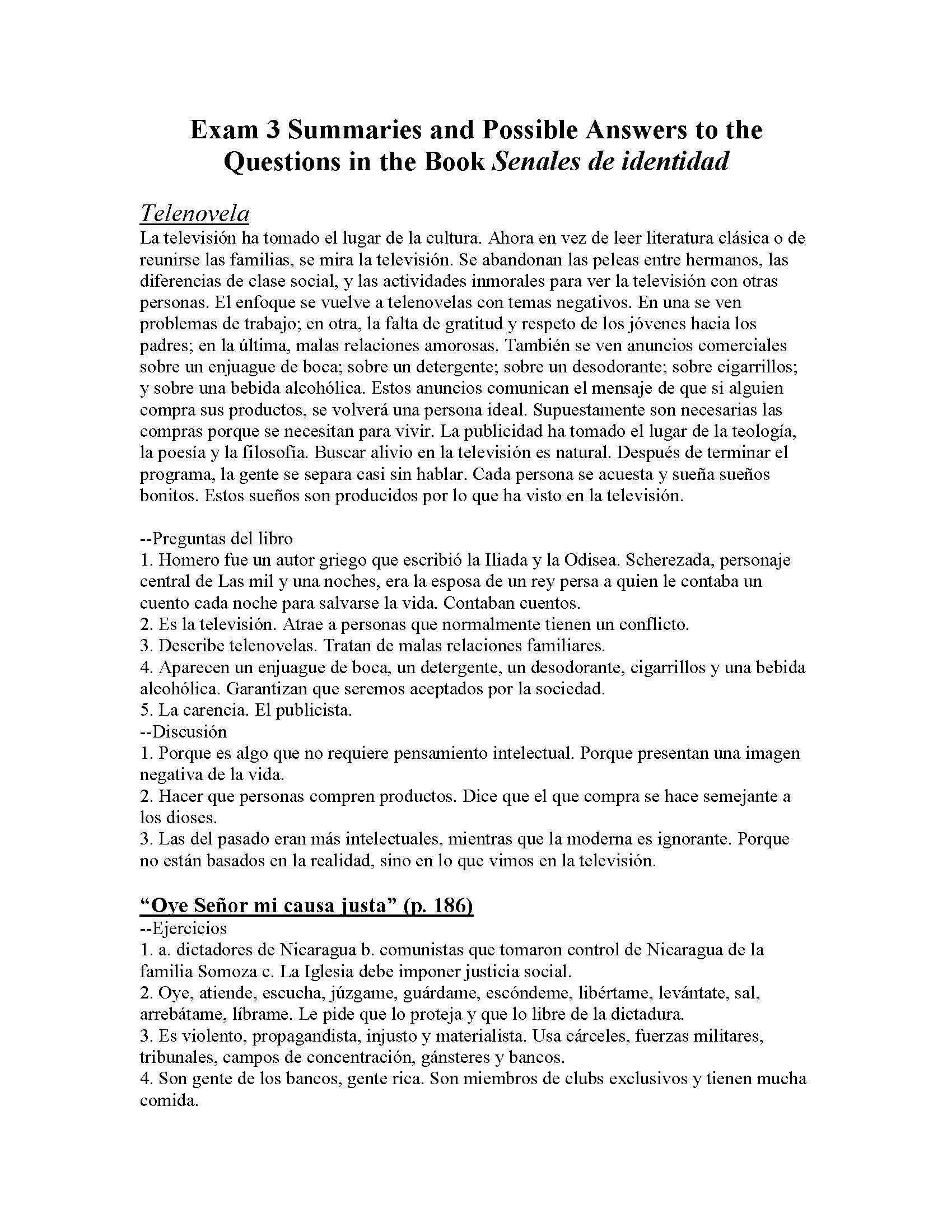 Intermediate Spanish