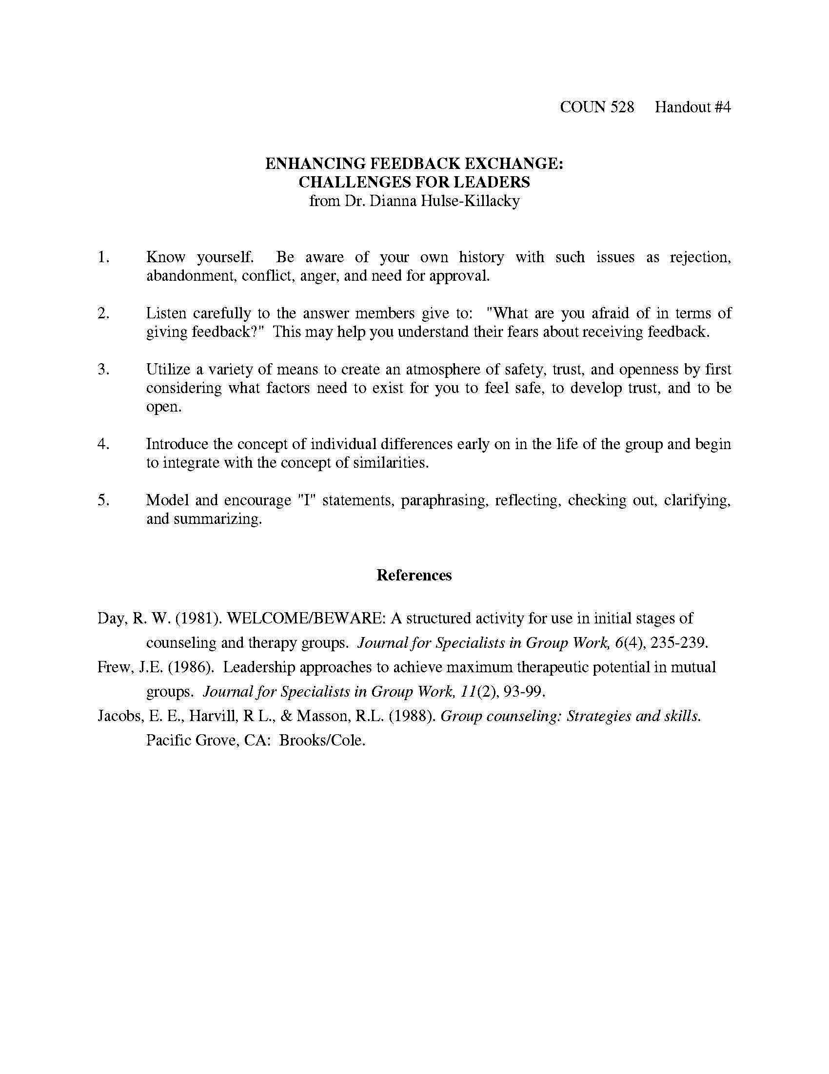 Intro Grp Dynamics & Procedure