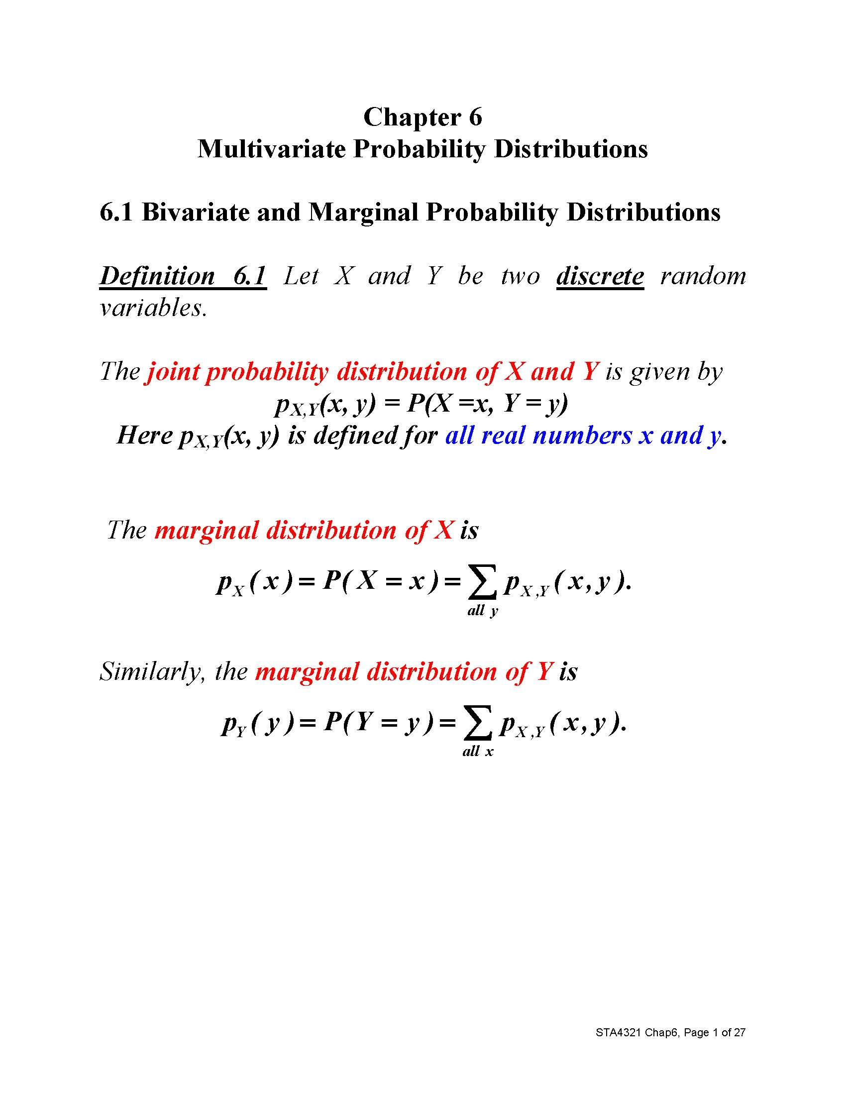 INTRO TO PROBABILITY
