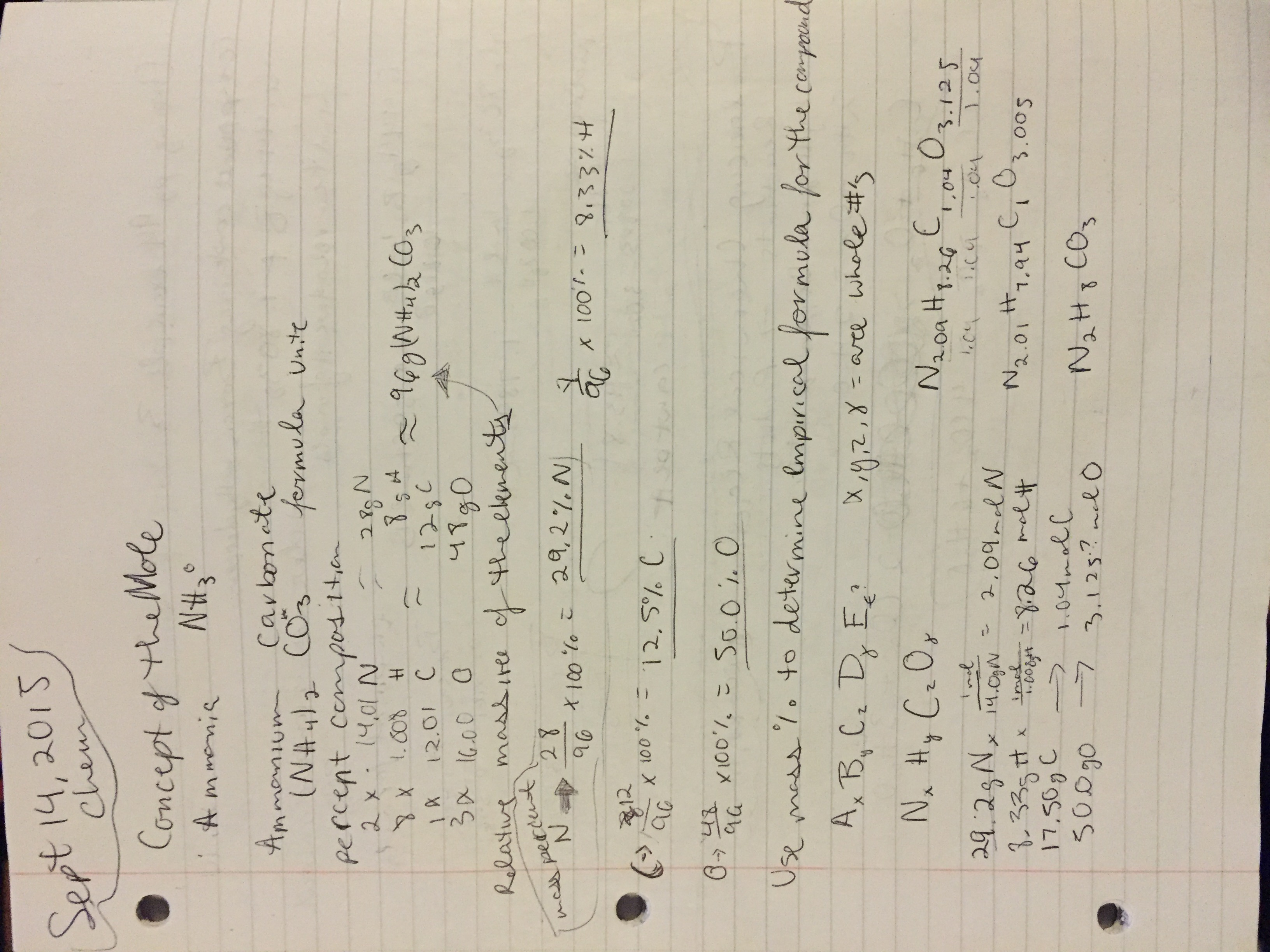 Notes for 8/14/15-8/26/15