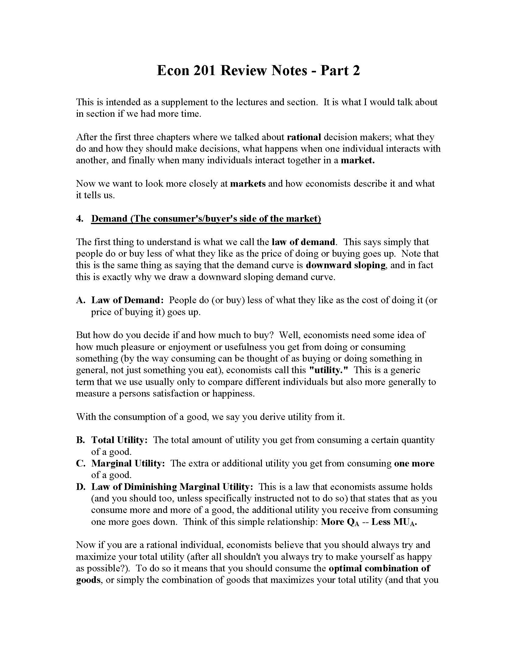 INTRODUCTION TO MICROECONOMICS