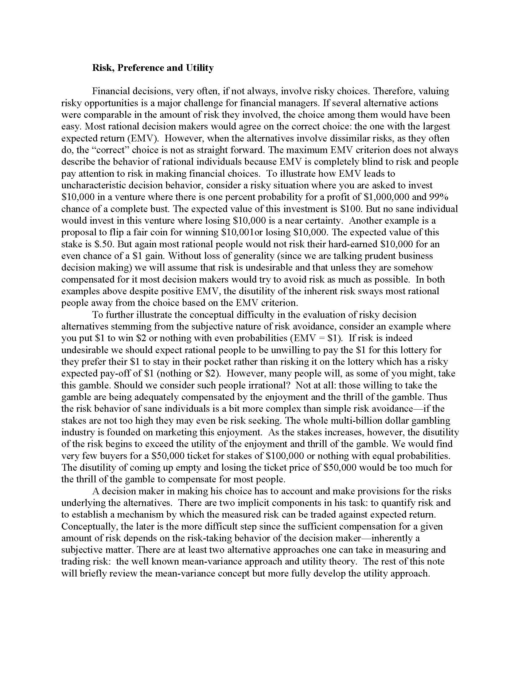 Applied Quantitative Analysis for Finance