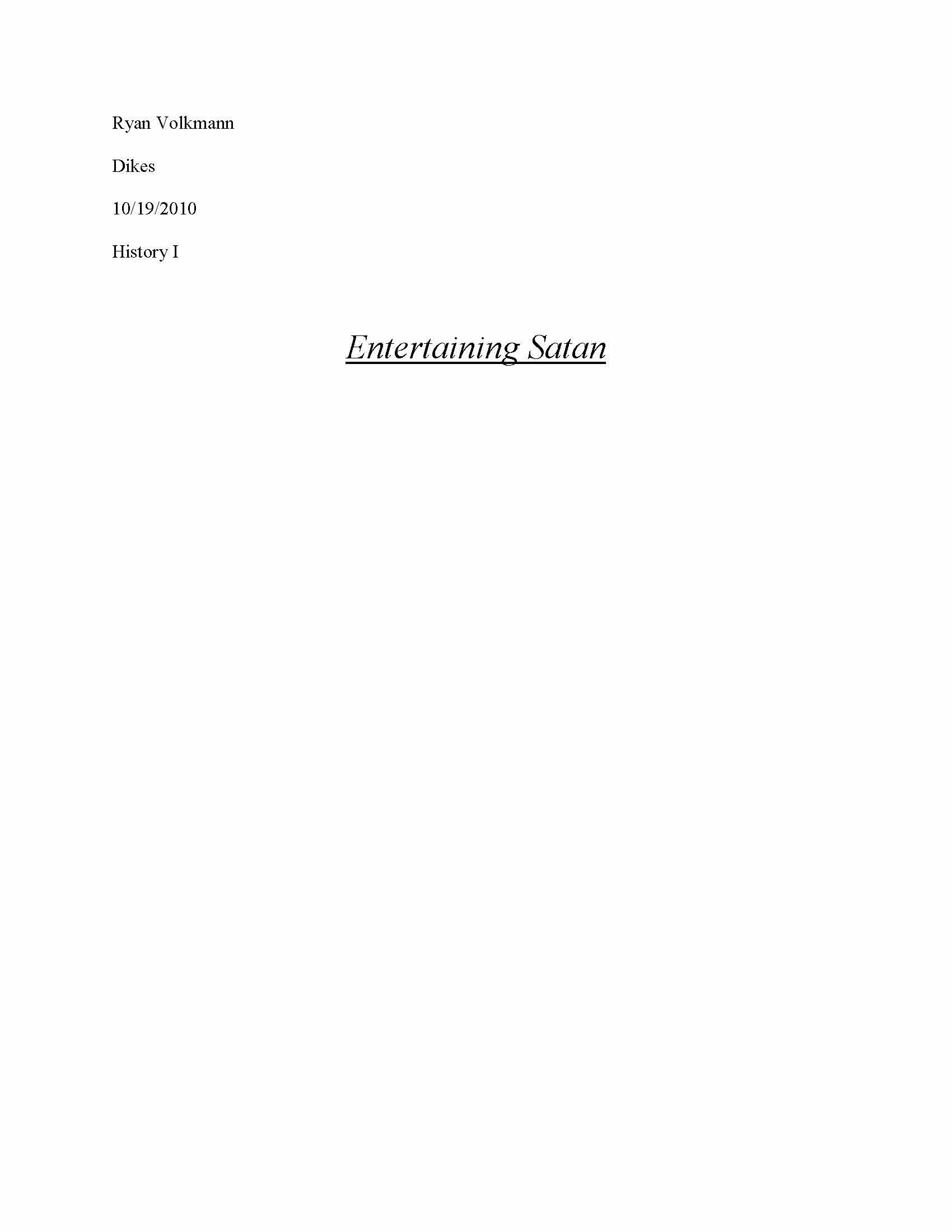 United States History to 1865