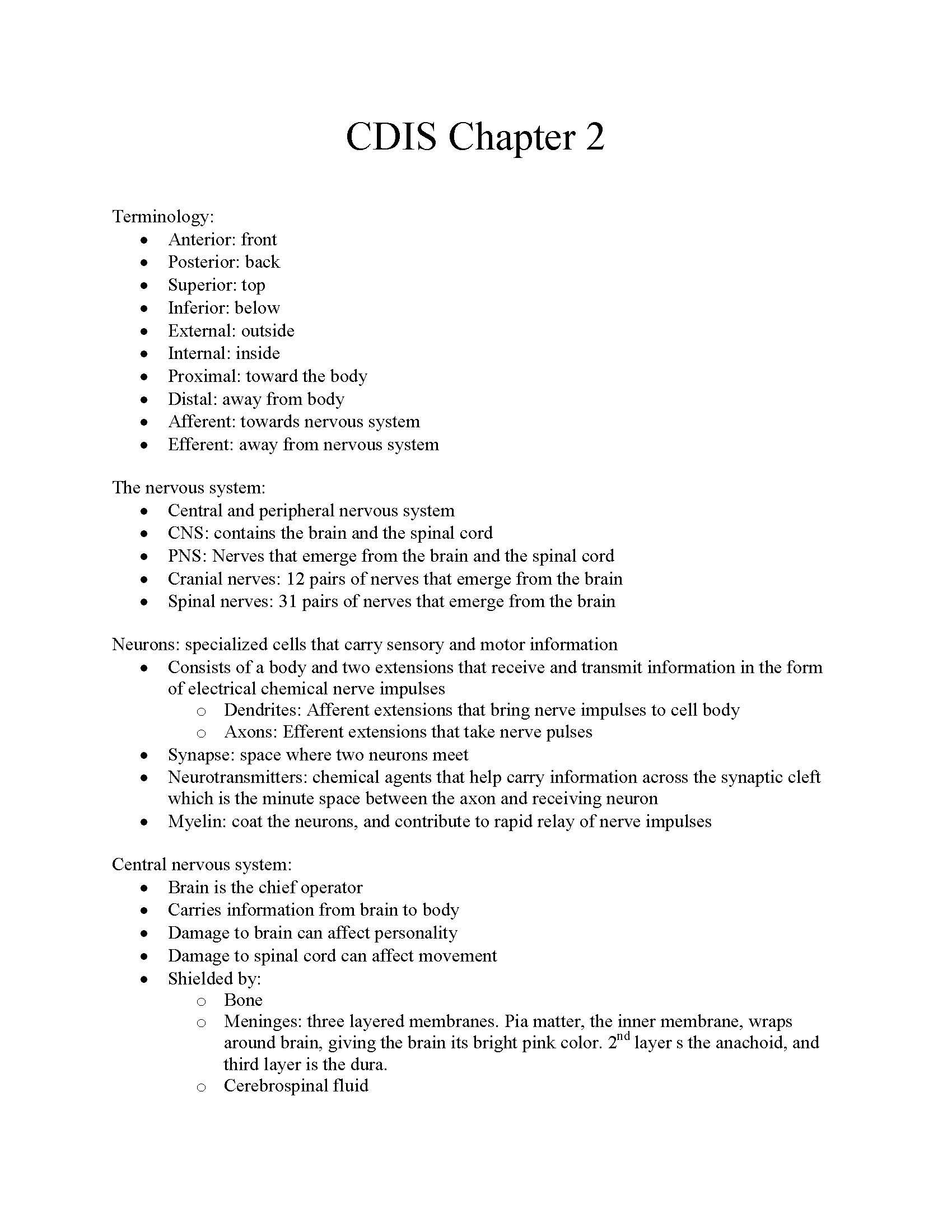 Introduction to Communication Disorders