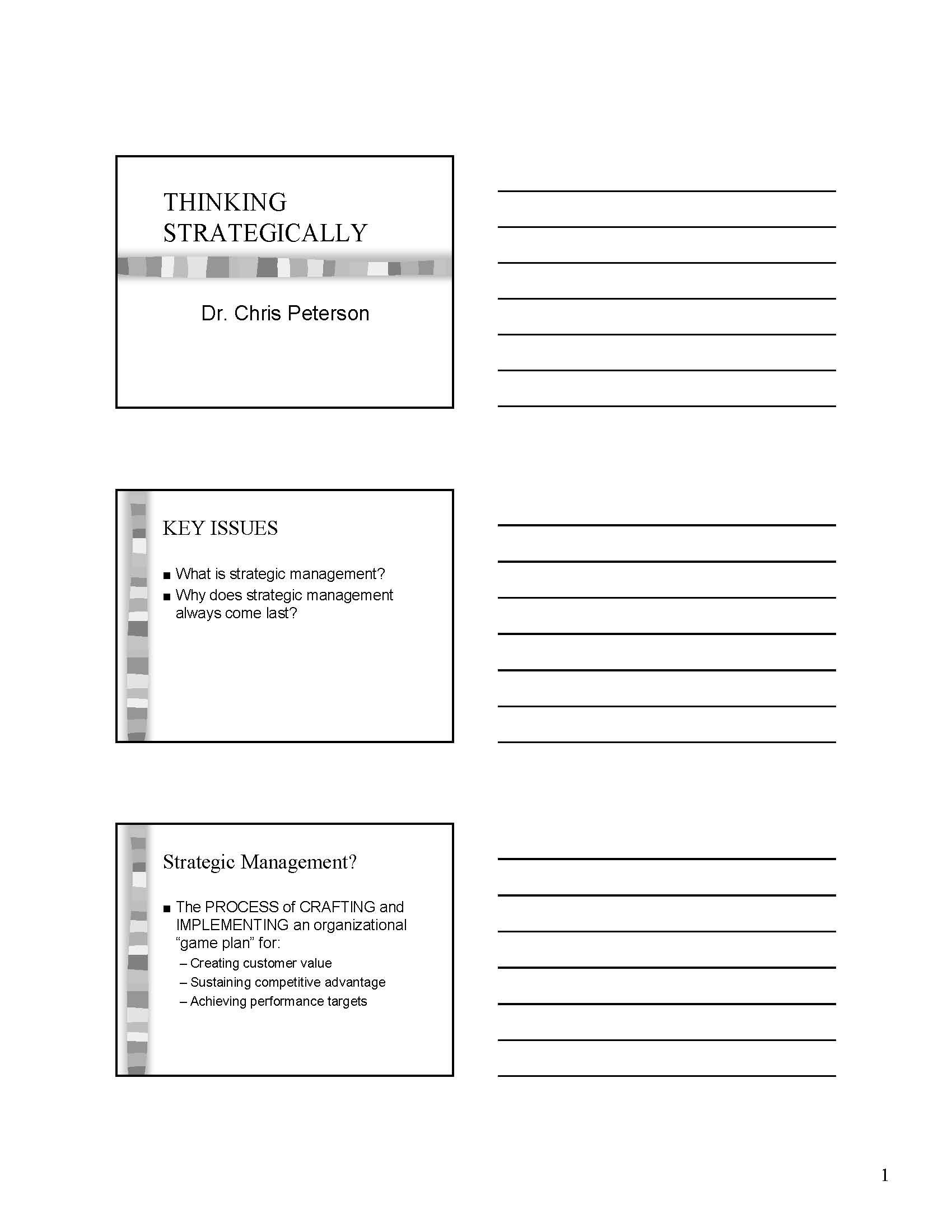 Strategic Mgt in Agribus