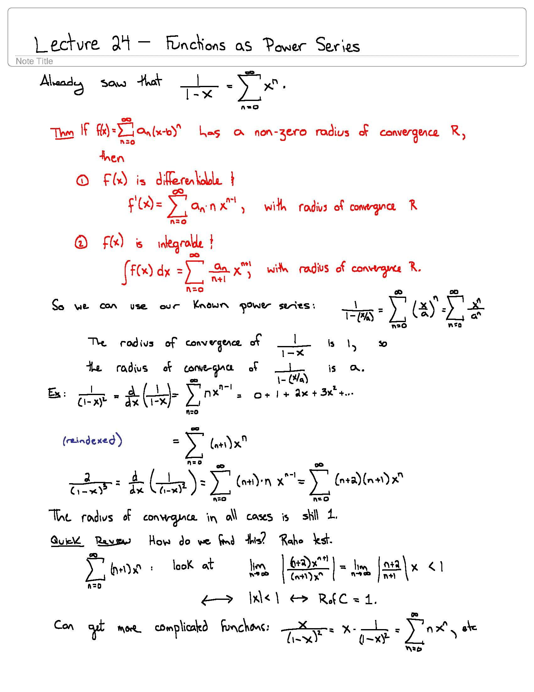 Calculus II
