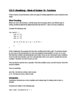 CS 31 Smallberg Week 4 Notes (10/19-10/23)
