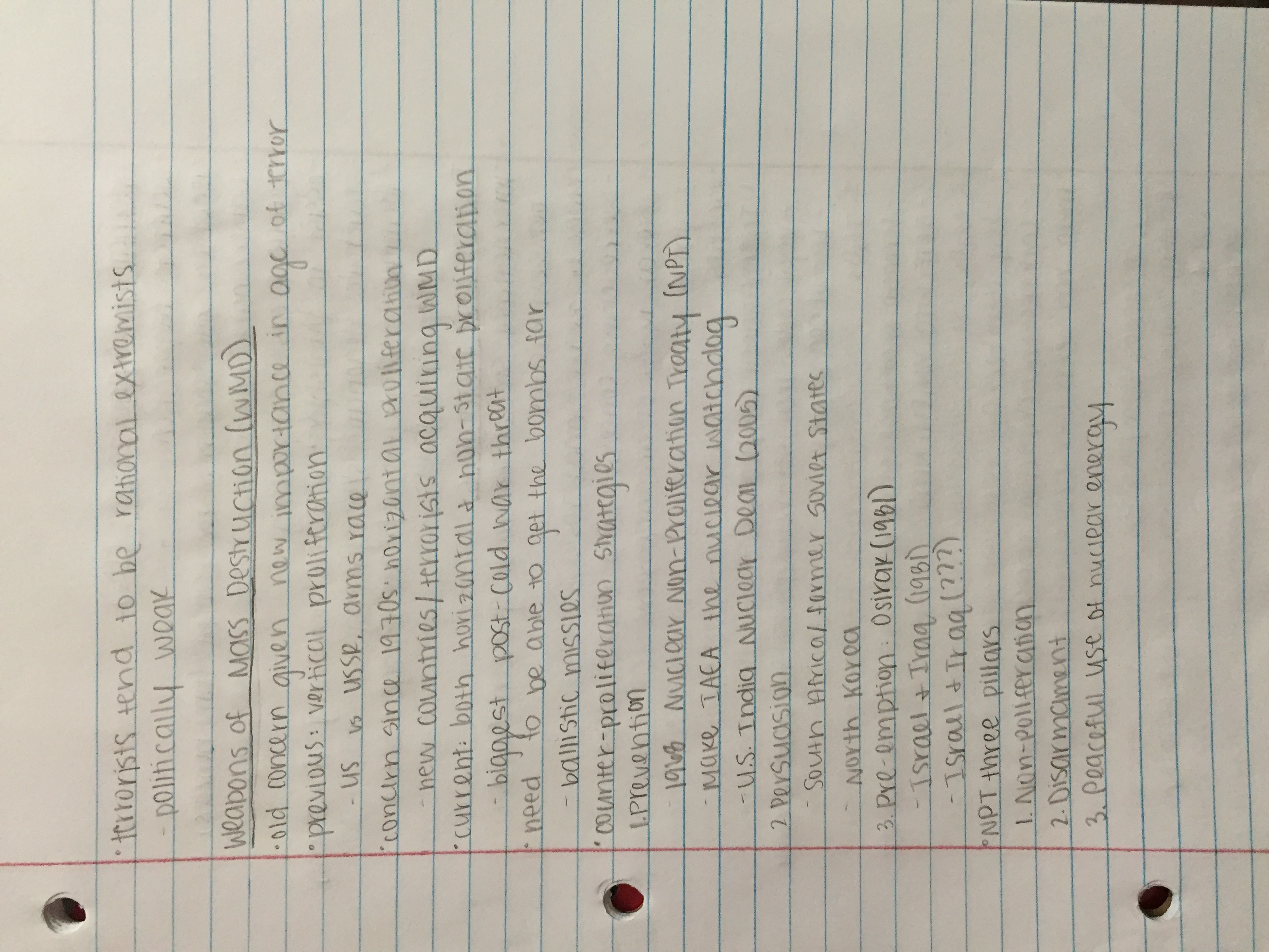 Lecture 3/8-3/10 Notes